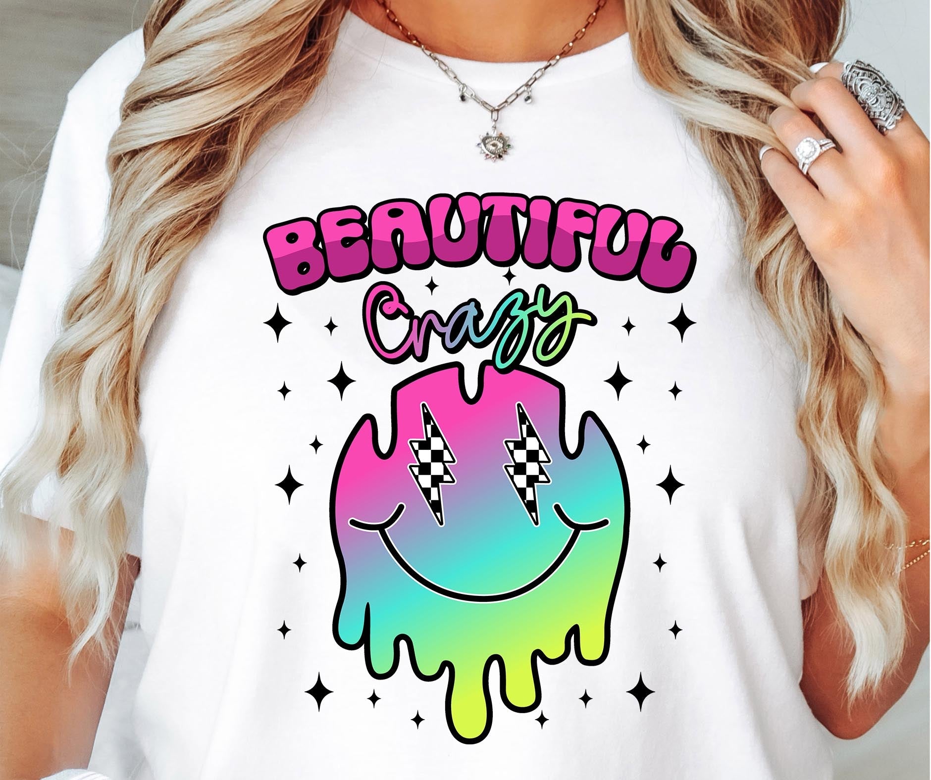 Sublimation PNG Sublimation PNG - Beautiful Crazy T-shirt Png Design, Skeleton Floral Sublimation, Motivational Digital Download PNG File,-Tumblerwrapdesigns