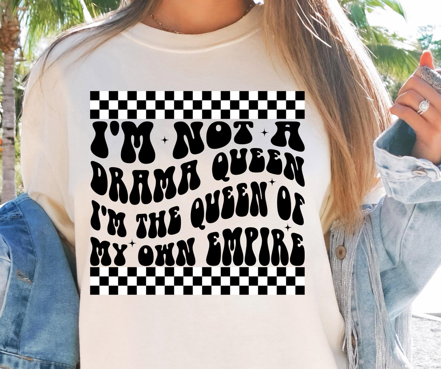 Im Not A Drama Queen Svg Files, Svg Tshirt, Png and Svg Sublimation Design, Svg Files For Cricut, Silhouette