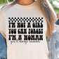 Im Not A Girl you Can Forget Svg Files, Svg Tshirt, Png and Svg Sublimation Design, Svg Files For Cricut, Silhouette