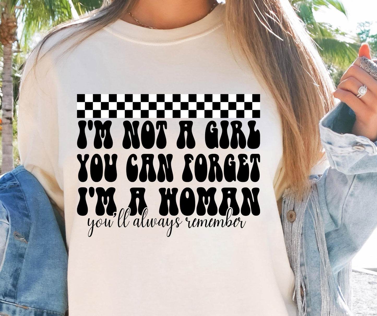 Im Not A Girl you Can Forget Svg Files, Svg Tshirt, Png and Svg Sublimation Design, Svg Files For Cricut, Silhouette