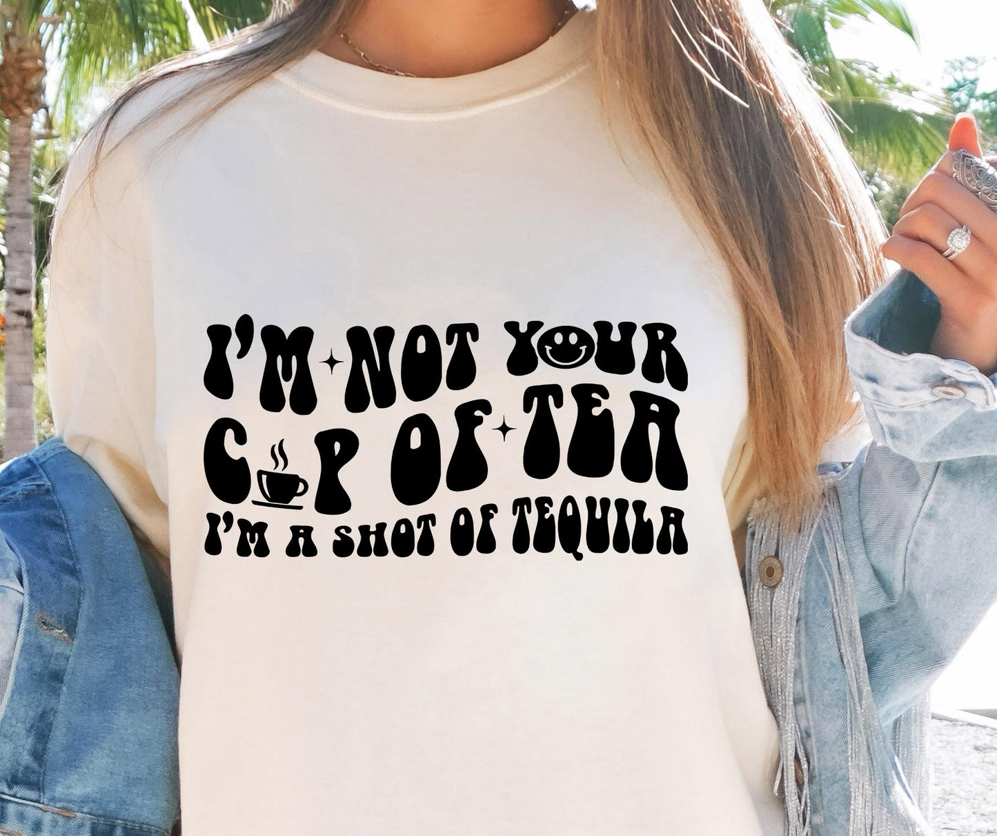 Im Not A Cup of Tea Svg Files, Svg Tshirt, Png and Svg Sublimation Design, Svg Files For Cricut, Silhouette