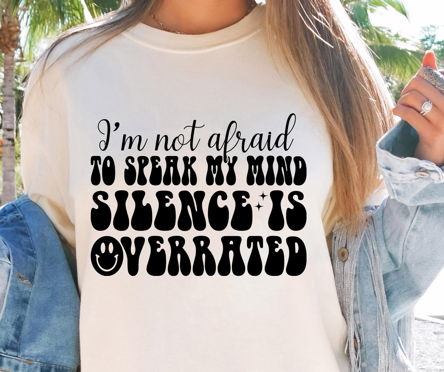 Silence is Overrated Svg Files, Svg Tshirt, Png and Svg Sublimation Design, Svg Files For Cricut, Silhouette