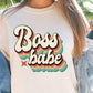 Boss Babe Svg Files, Svg Tshirt, Png and Svg Sublimation Design, Svg Files For Cricut, Silhouette