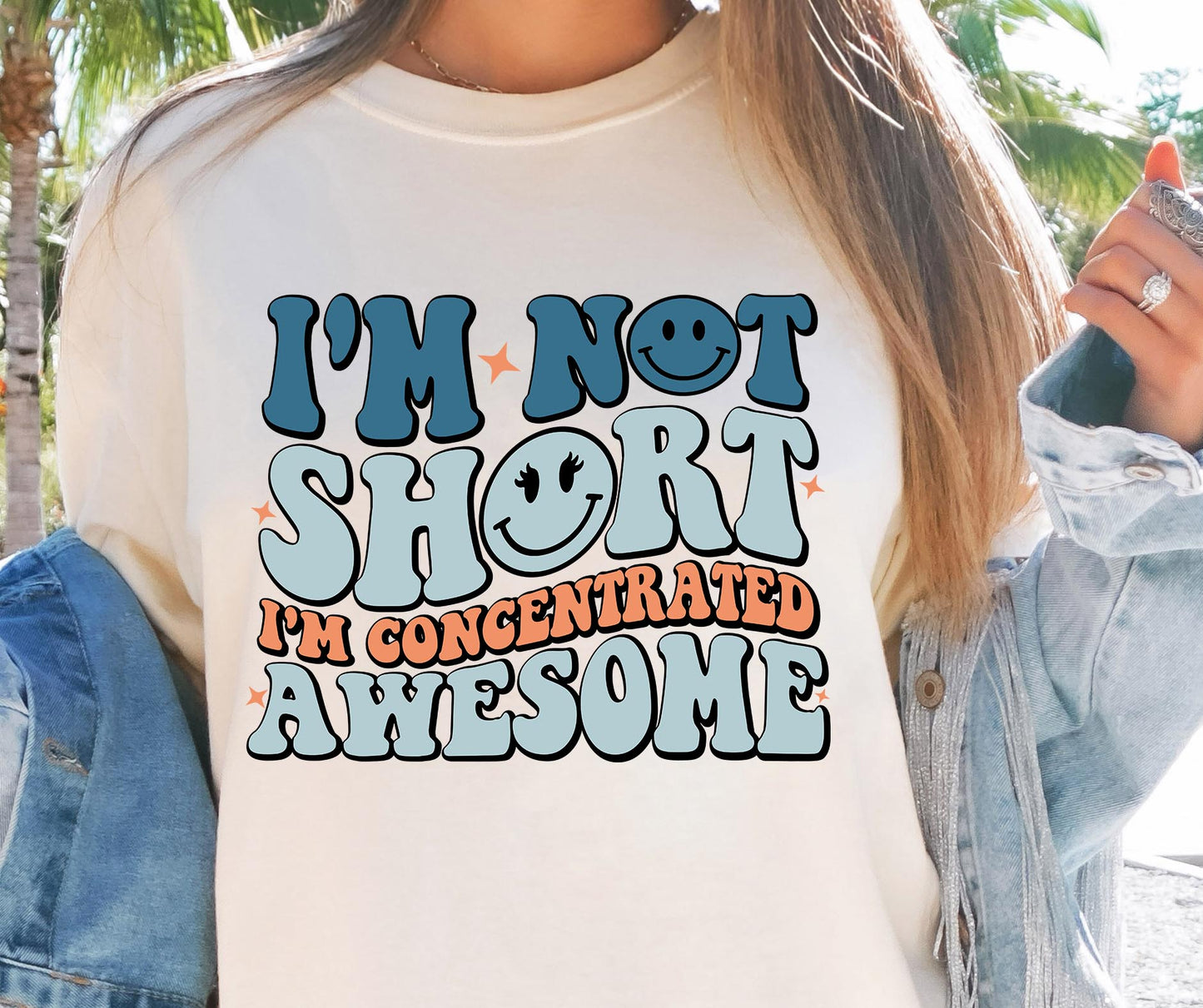 Im Not Short Im Concentrated Awesome Svg Files, Svg Tshirt, Png and Svg Sublimation Design, Svg Files For Cricut, Silhouette