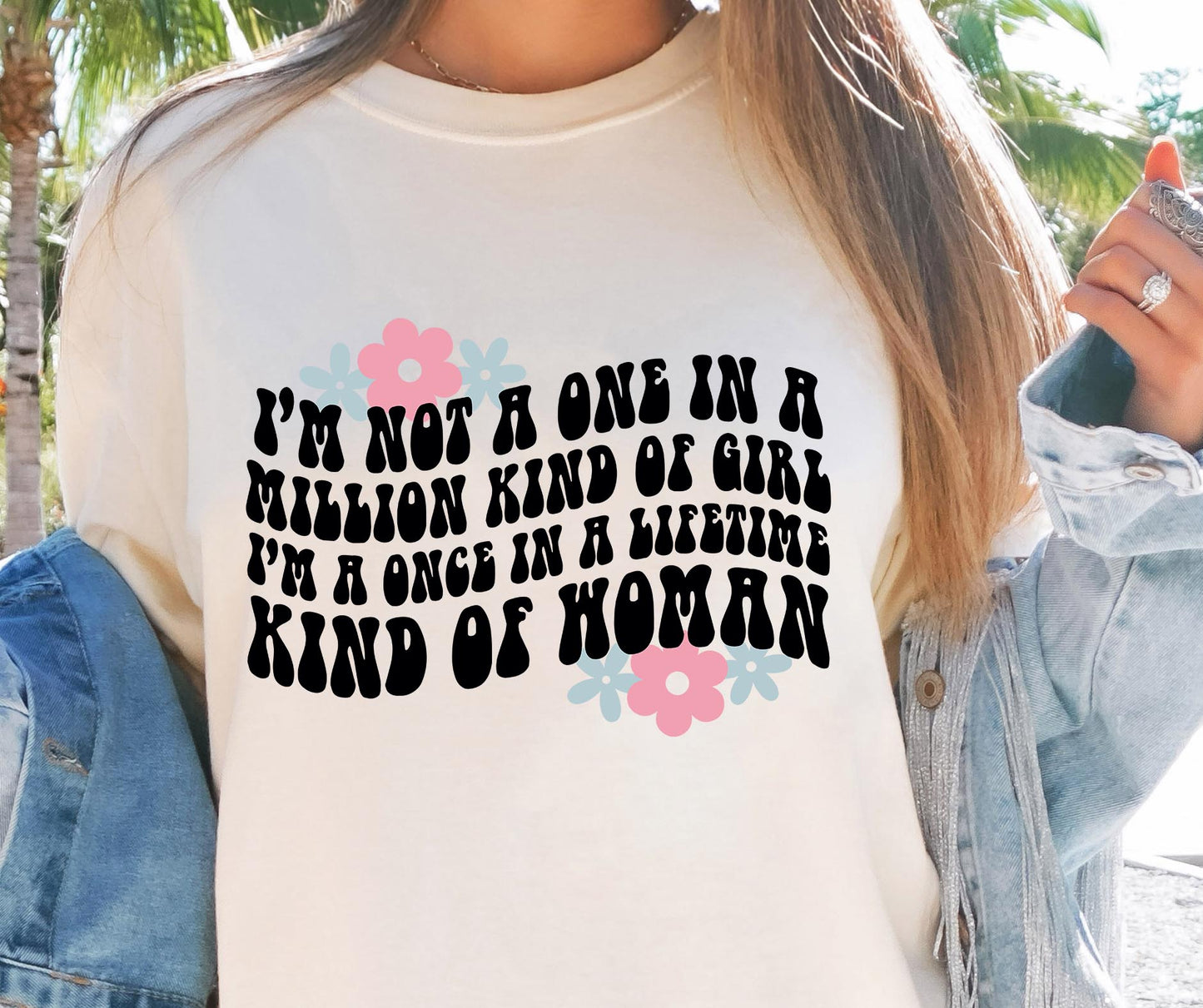 Im Not A Onee In A Million Kind Of Girl Svg Files, Svg Tshirt, Png and Svg Sublimation Design, Svg Files For Cricut, Silhouette