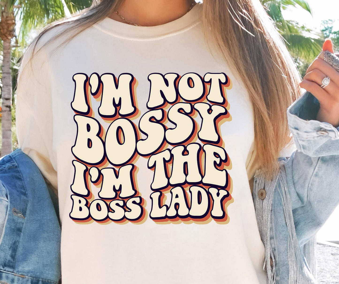 Im Not Bossy Im Boss Lady Svg Files, Svg Tshirt, Png and Svg Sublimation Design, Svg Files For Cricut, Silhouette