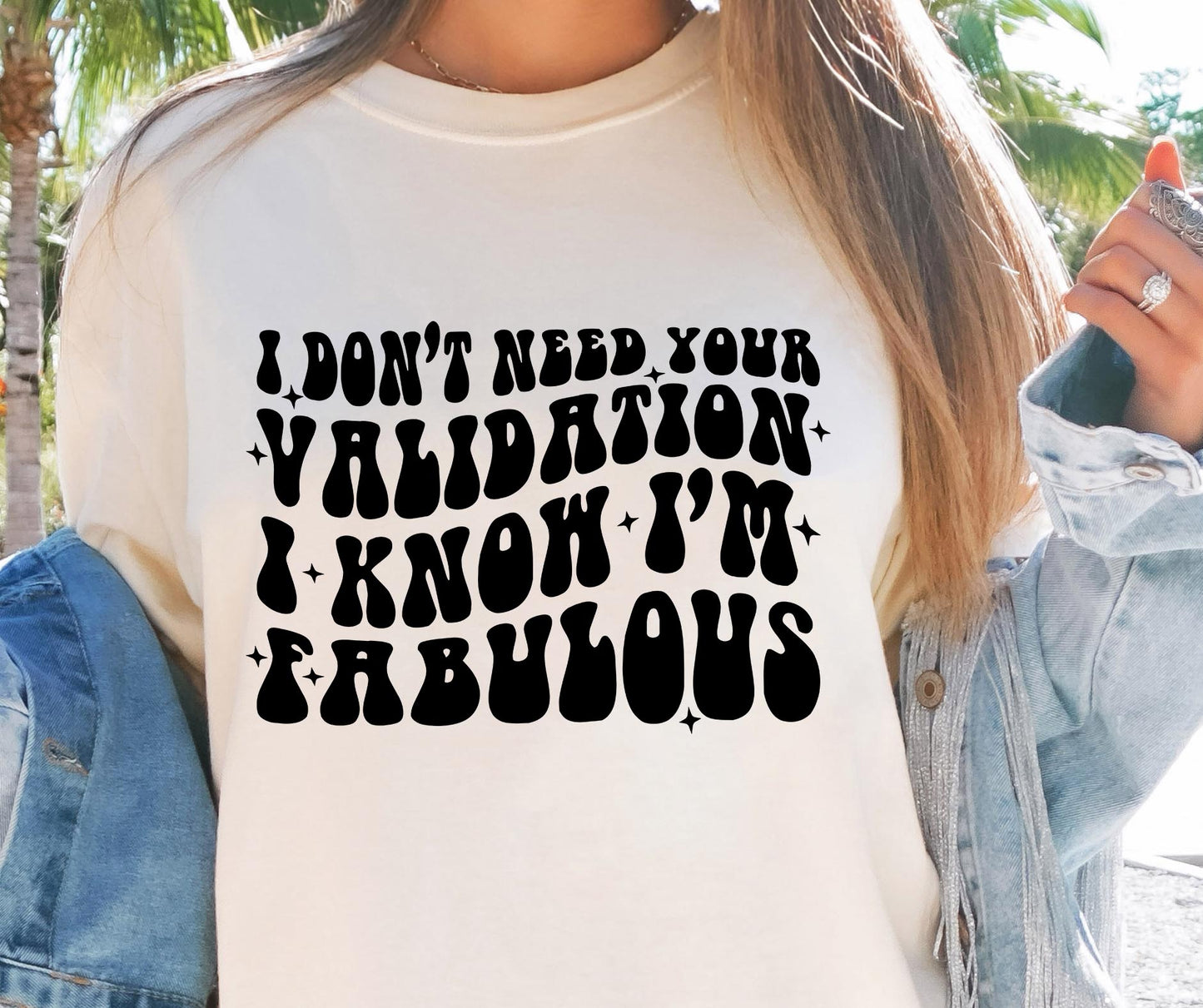 Dont Need Your Validation I Know Im Fabulous Svg Files, Svg Tshirt, Png and Svg Sublimation Design, Svg Files For Cricut, Silhouette