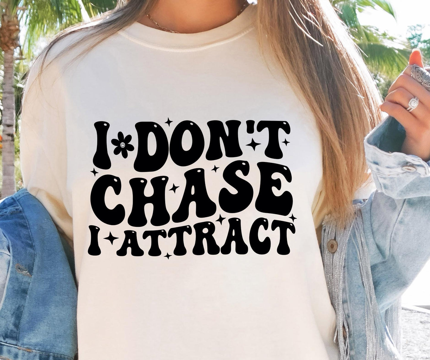 I Dont Chase I Attract Svg Files, Svg Tshirt, Png and Svg Sublimation Design, Svg Files For Cricut, Silhouette