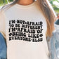 Im Not Afraid To Be Different Svg Files, Svg Tshirt, Png and Svg Sublimation Design, Svg Files For Cricut, Silhouette