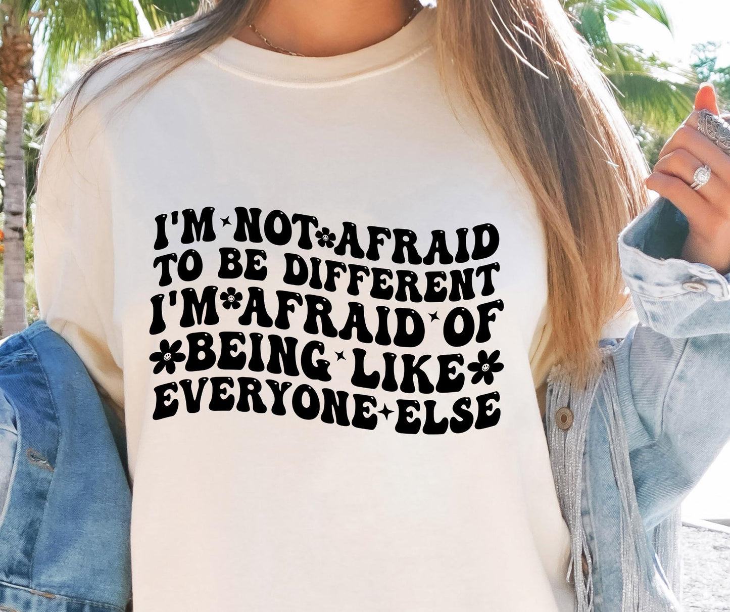 Im Not Afraid To Be Different Svg Files, Svg Tshirt, Png and Svg Sublimation Design, Svg Files For Cricut, Silhouette