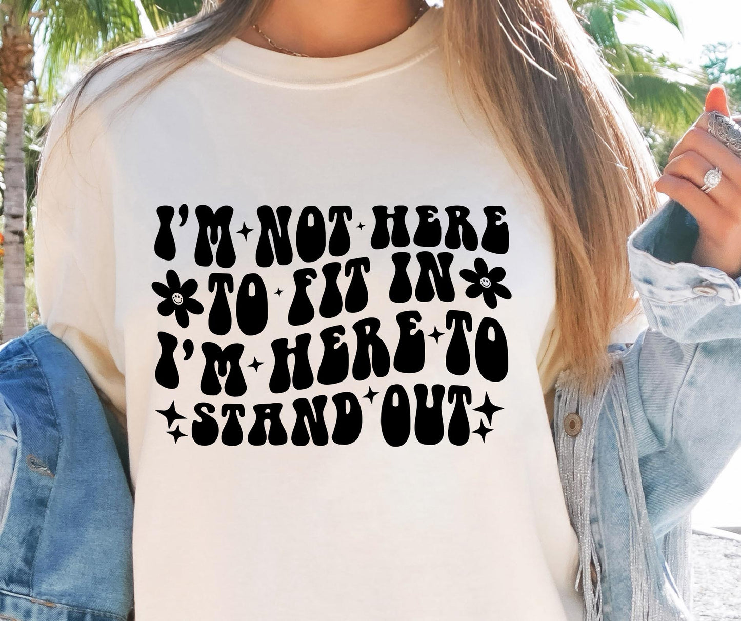 Im Not Here To Fit In Im Here To Stand Out Svg Files, Svg Tshirt, Png and Svg Sublimation Design, Svg Files For Cricut, Silhouette