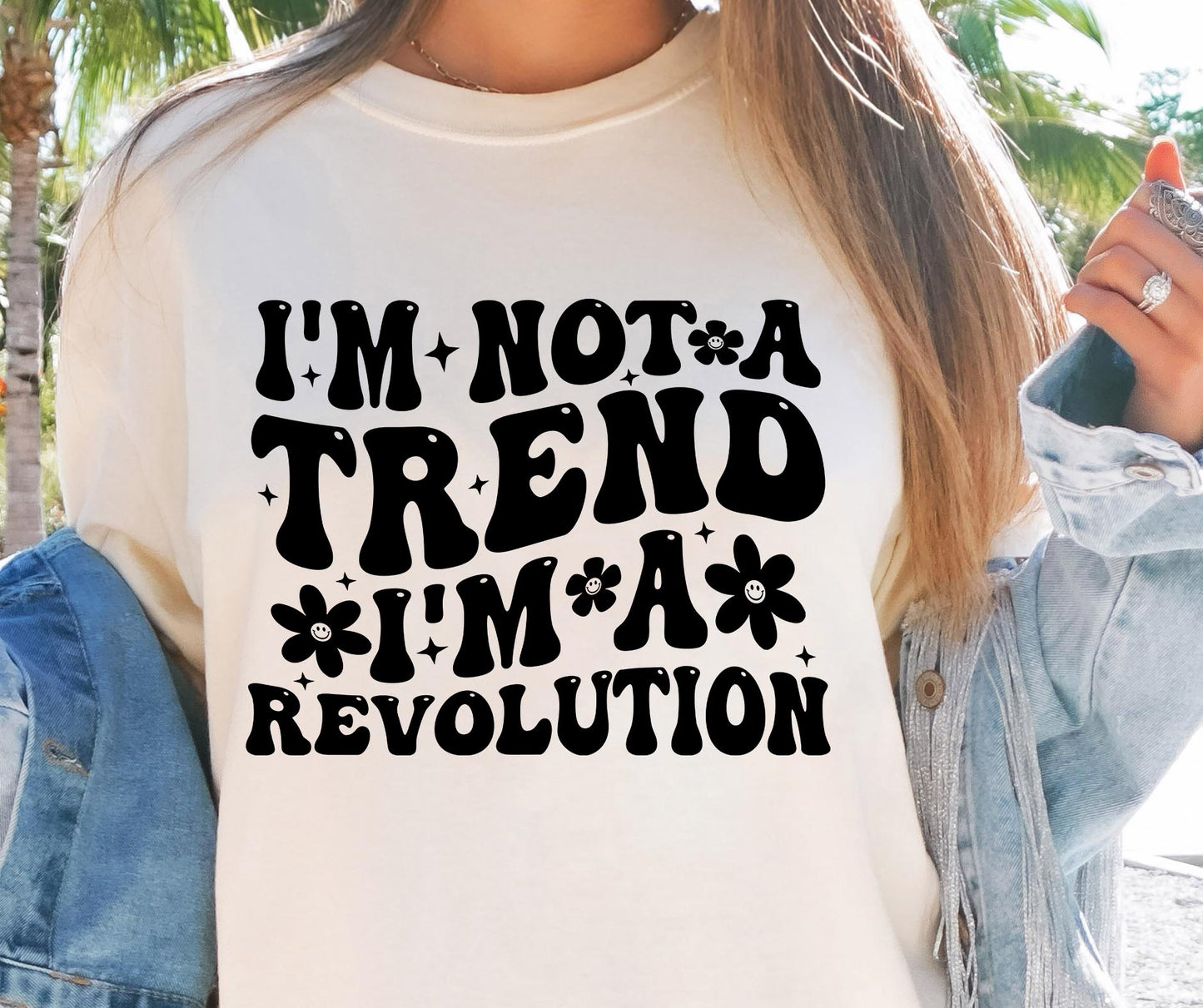 Im Not A trend Im A Revolution Svg Files, Svg Tshirt, Png and Svg Sublimation Design, Svg Files For Cricut, Silhouette