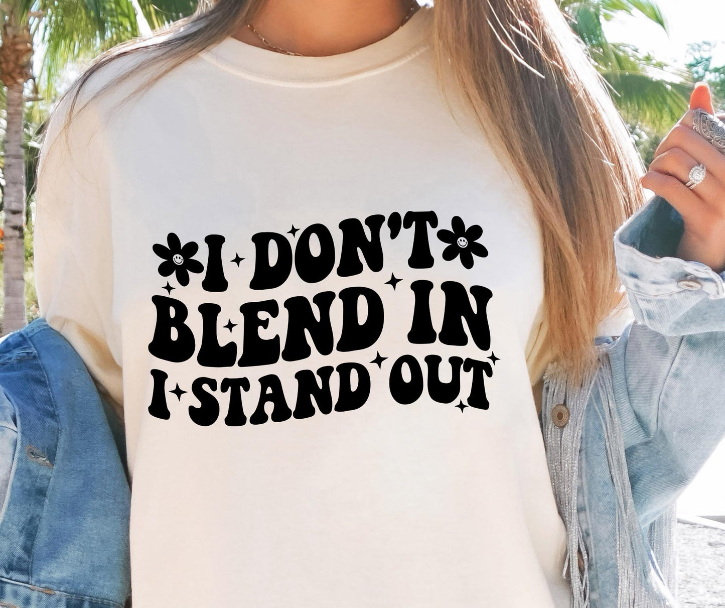 I Dont Blend In I Stand Out Svg Files, Svg Tshirt, Png and Svg Sublimation Design, Svg Files For Cricut, Silhouette