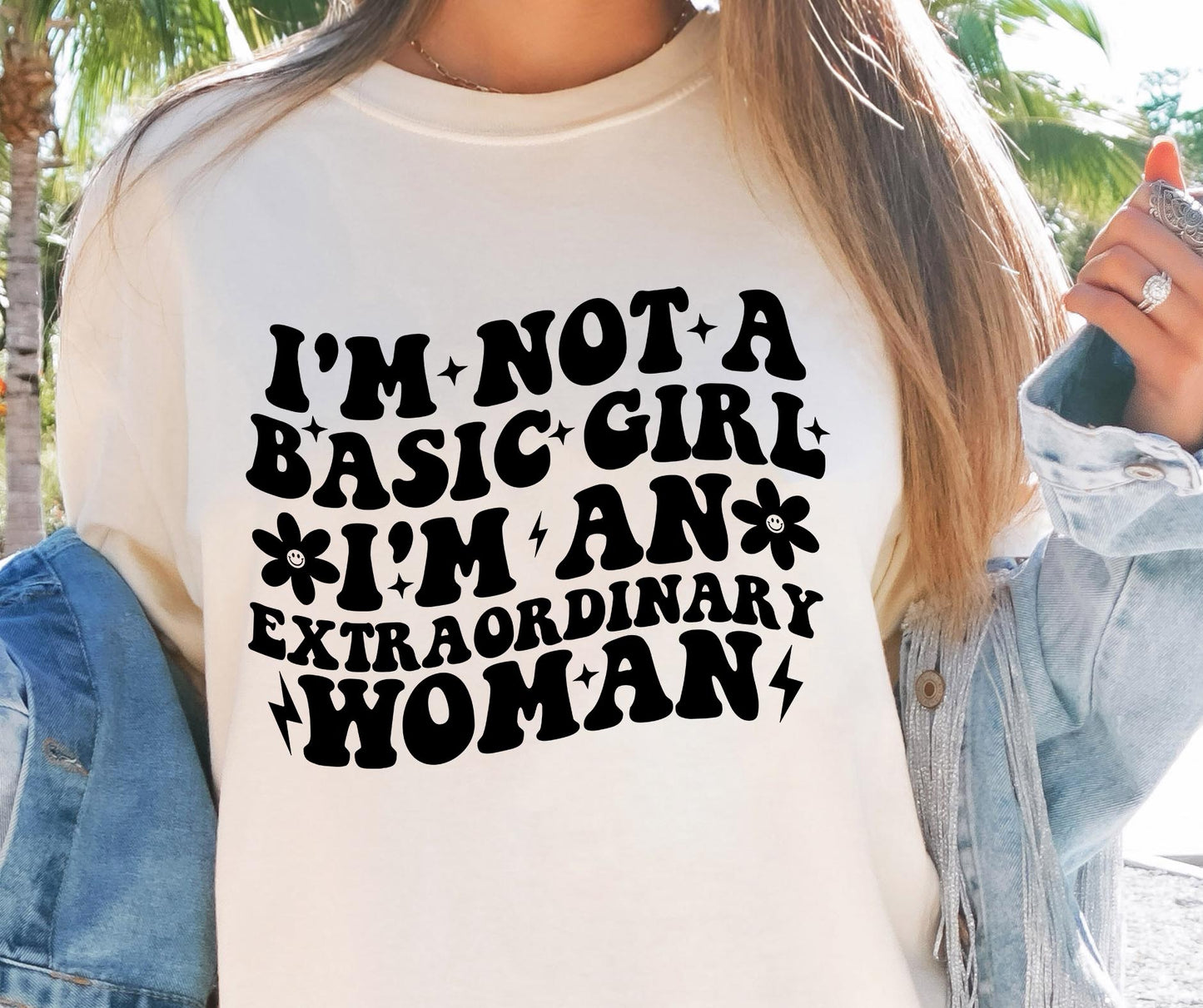 Im Not A Basic Girl Svg Files, Svg Tshirt, Png and Svg Sublimation Design, Svg Files For Cricut, Silhouette