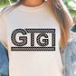 CHECKERED GIGI SVG and PNG, Retro Font T-shirt Design, Svg Files For Cricut, Silhouette, Digital Download (1)