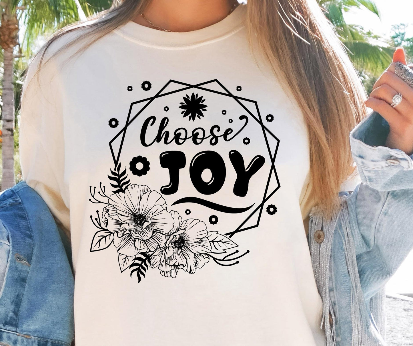 Choose Joy Svg Files, Svg Tshirt, Png and Svg Sublimation Design, Svg Files For Cricut, Silhouette