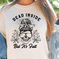 Dead Inside But Its Fall Ribbon Svg Files, Svg Tshirt, Png and Svg Sublimation Design, Svg Files For Cricut, Silhouette