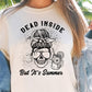 Dead Inside But Its Summer Ribbon Svg Files, Svg Tshirt, Png and Svg Sublimation Design, Svg Files For Cricut, Silhouette