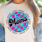 Sublimation PNG Sublimation PNG - Cool Moms Club T-shirt Png Design, Retro Hippy Sublimation, Funny Mama Digital Download PNG File, Commercial Use-Tumblerwrapdesigns