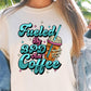 Sublimation PNG Sublimation PNG - Fueled by BPD and Coffee T-shirt Png Design, Retro Hippy Sublimation, Skeleton Mental health Digital Download PNG File, Commercial Use-Tumblerwrapdesigns