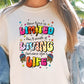 Your time is limited dont waste it living someone elses life T-shirt Png Design, Retro Hippy Sublimation,  Motivational Digital Download PNG File