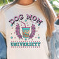 Sublimation PNG Sublimation PNG - Dog Mom University T-shirt Png Design, Retro Hippy Sublimation, Funny Animal Digital Download PNG File, Commercial Use-Tumblerwrapdesigns