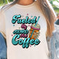 Sublimation PNG Sublimation PNG - Fueled by ADHAD and Iced COffee T-shirt Png Design, Retro Hippy Sublimation, Funny Mental health Digital Download PNG File, Commercial Use-Tumblerwrapdesigns