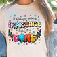 Sublimation PNG Sublimation PNG - It seems imposibble until its done T-shirt Png Design, Retro Hippy Sublimation, Smile Digital Download PNG File, Commercial Use-Tumblerwrapdesigns