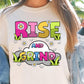 Sublimation PNG Sublimation PNG - Rise and Grind T-shirt Png Design, Retro Hippy Sublimation, Motivational Digital Download PNG File, Commercial Use-Tumblerwrapdesigns