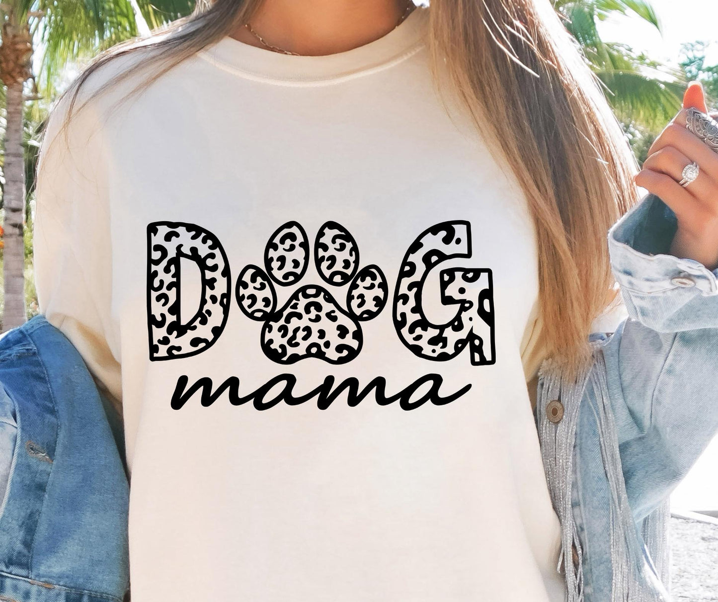 Dog Mama T-shirt Svg Png Design, Retro Groovy Sublimation, Dog Mom  Digital Download PNG File, Svg File, Commercial Use Matching Pocket Front Back