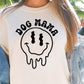 DOG Mama Smile T-shirt Svg Png Design, Retro Groovy Sublimation, Dog Mom  Digital Download PNG File, Svg File, Commercial Use Matching Pocket Front Back