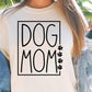 Dog Mom Square T-shirt Svg Png Design, Retro Groovy Sublimation, Dog Mom  Digital Download PNG File, Svg File, Commercial Use Matching Pocket Front Back