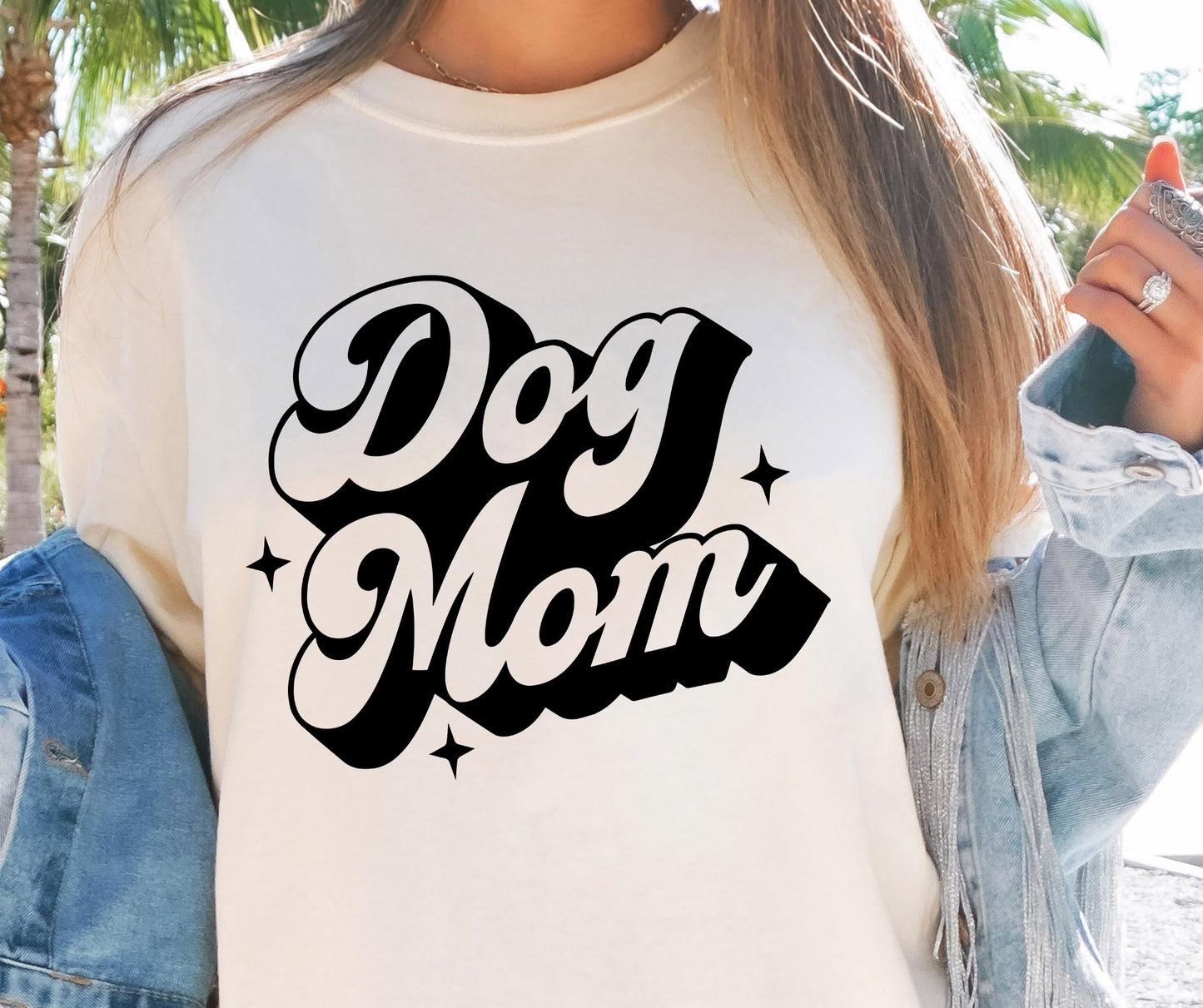 Retro Dog Mom T-shirt Svg Png Design, Retro Groovy Sublimation, Dog Mom  Digital Download PNG File, Svg File, Commercial Use Matching Pocket Front Back