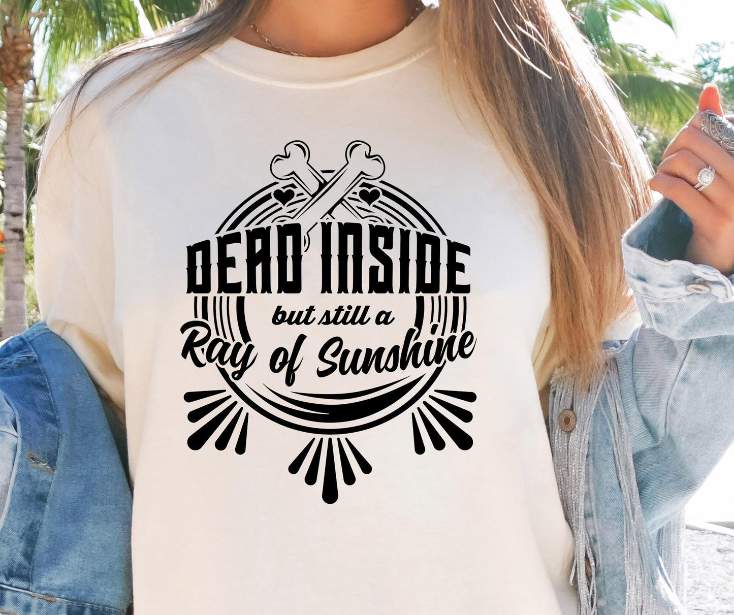 Dead inside but still a ray of sunshine  Svg Png, Sublimation Design, Sassy Retro Png svg, Sarcastic Png, Funny Quote, Sublimation Design,