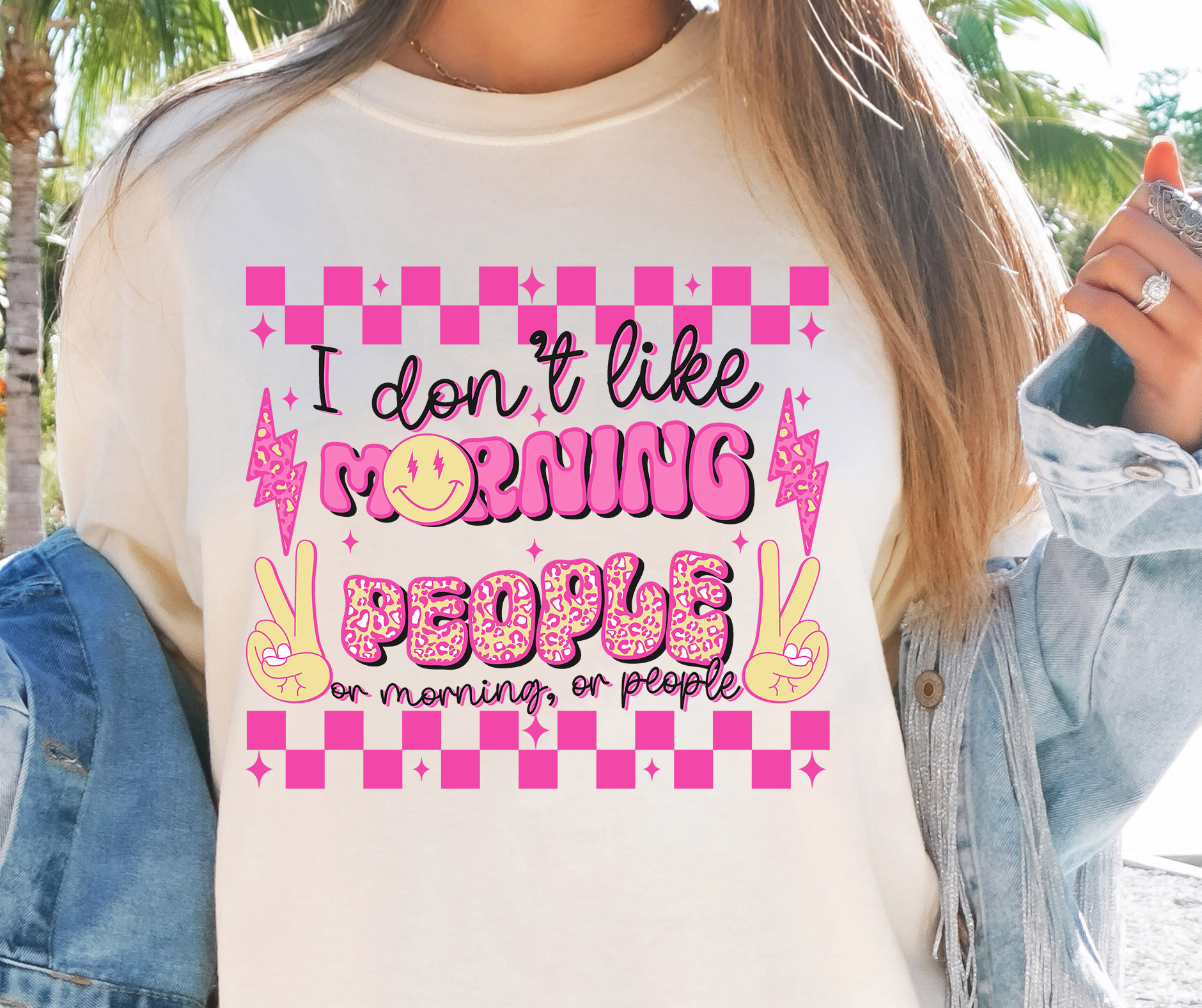 Sublimation PNG Sublimation PNG - I Don_t Like Morning T-shirt PNG Design, Sublimation Tee Motivational Digital Download PNG File, Commercial Use-Tumblerwrapdesigns