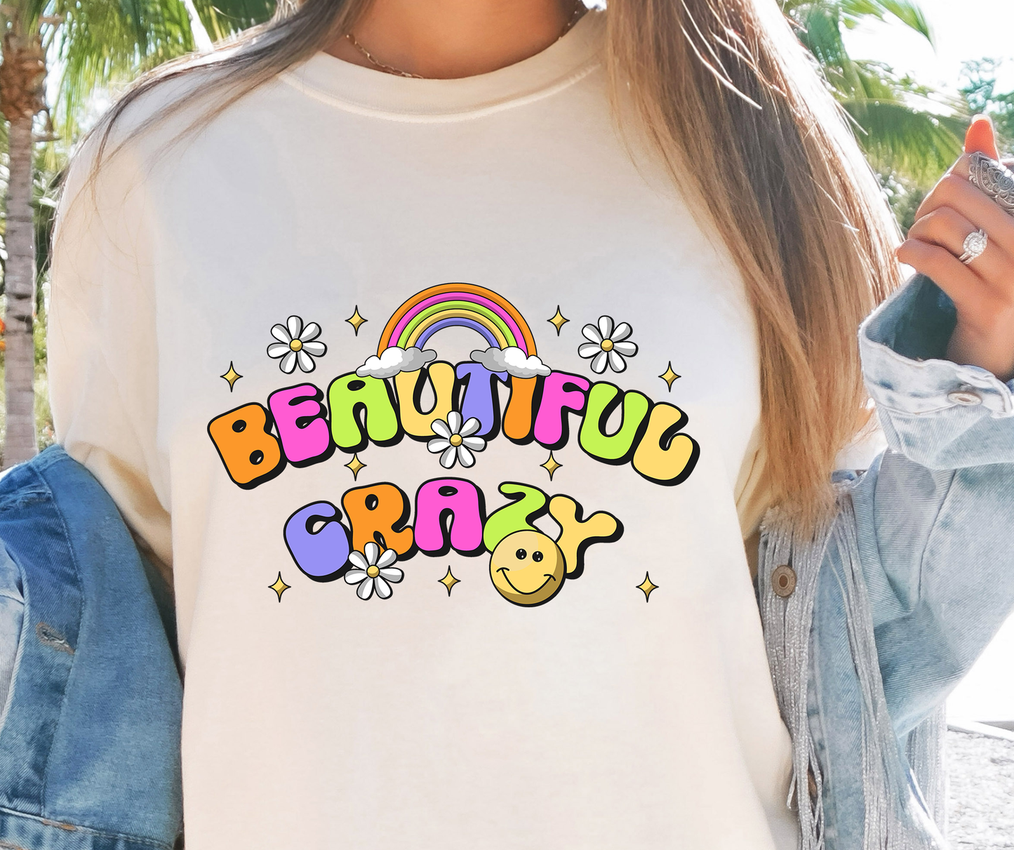 Beautiful Crazy Rainbow Emoji T-shirt PNG Design,  Sublimation Tee Motivational Digital Download PNG File, Commercial Use (1)