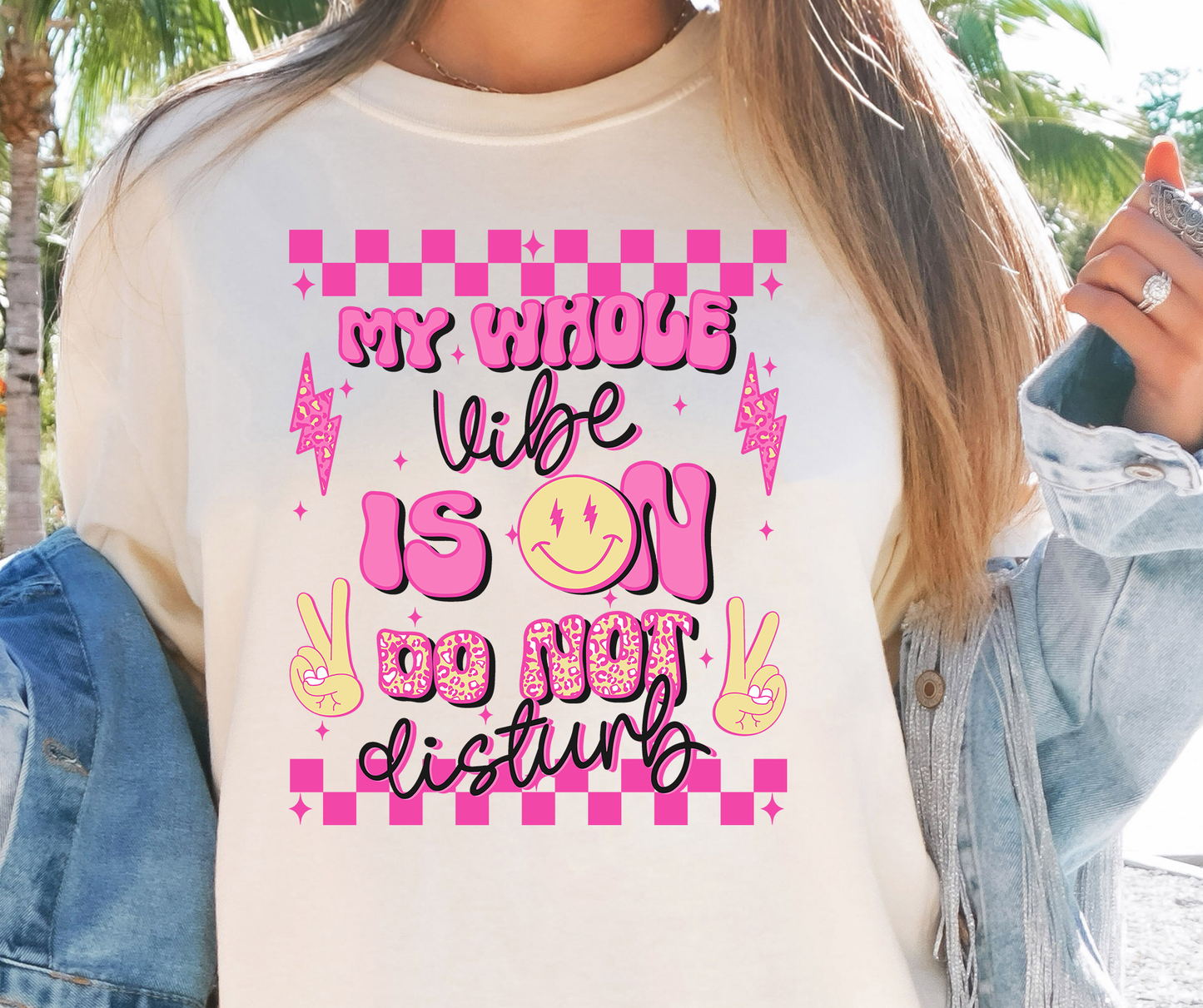 My Whole Vibe Is on Do Not Deserve T-shirt PNG Design,  Sublimation Tee Motivational Digital Download PNG File, Commercial Use