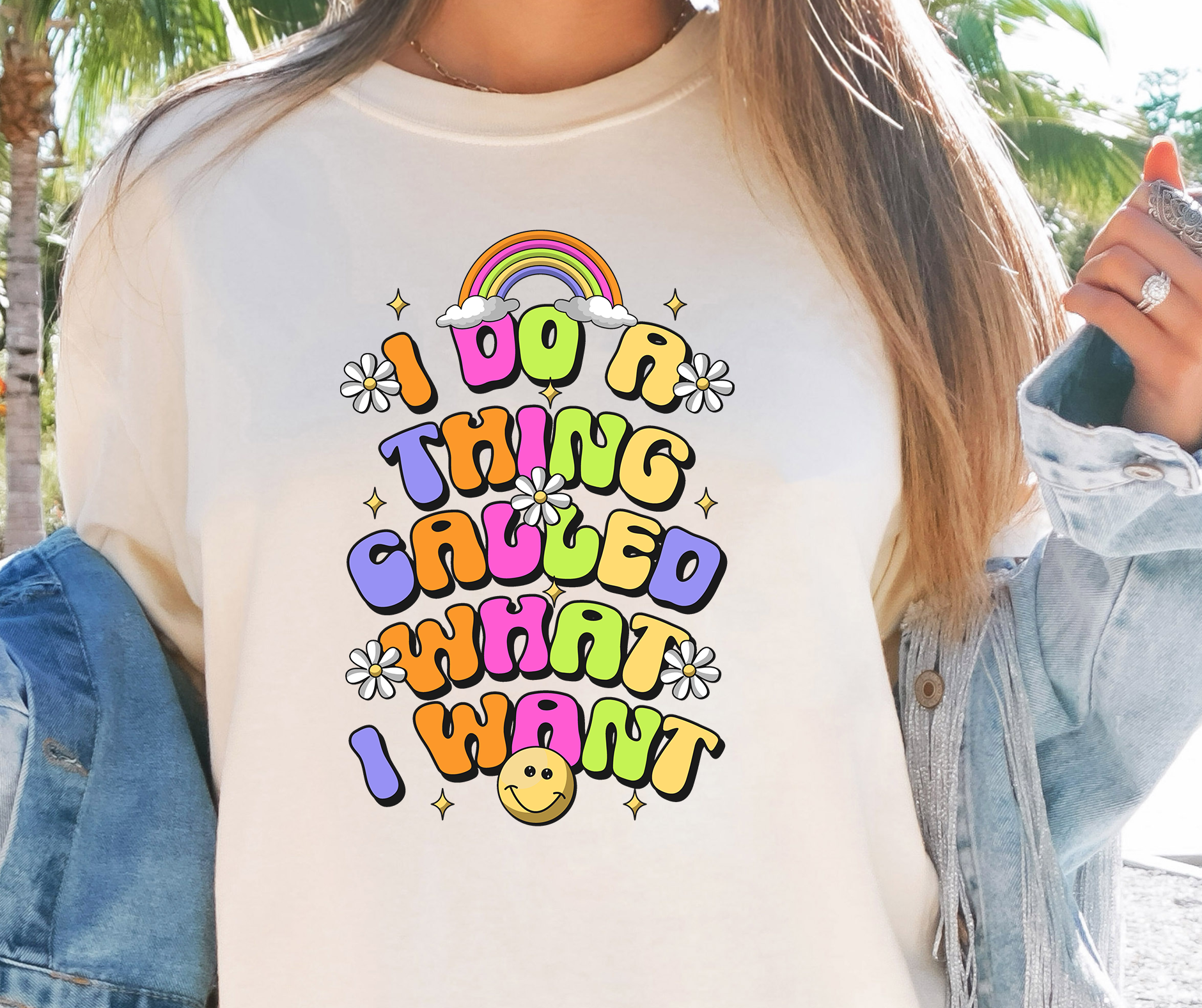 Sublimation PNG Sublimation PNG - I Do What I Want Rainbow Emoji T-shirt PNG Design, Sublimation Tee Motivational Digital Download PNG File, Commercial Use (1)-Tumblerwrapdesigns