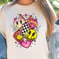 Sublimation PNG Sublimation PNG - Pink Softball Girls T-shirt Png Design, Retro Smile Sublimation, Groovy Vibes Digital Download PNG File, Commercial Use-Tumblerwrapdesigns