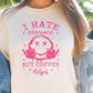 Sublimation PNG Sublimation PNG - I hate people but coffee helps T-shirt Png Design, Retro Smile Skeleton Sublimation, Groovy Gothic Digital Download PNG File,-Tumblerwrapdesigns