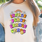 Sublimation PNG Sublimation PNG - Inhale Peace Exhale Chaos Rainbow T-shirt PNG Design, Sublimation Tee Motivational Digital Download PNG File, Commercial Use-Tumblerwrapdesigns