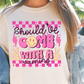 Sublimation PNG Sublimation PNG - Should Come With a Warning T-shirt PNG Design, Sublimation Tee Motivational Digital Download PNG File, Commercial Use-Tumblerwrapdesigns