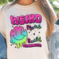 Sublimation PNG Sublimation PNG - Weird Moms build Character 20oz Sublimation Tumbler Designs Neon Retro 9.2 x 8.3” Straight Skinny Tumbler Wrap PNG-Tumblerwrapdesigns