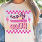 Sublimation PNG Sublimation PNG - Easily Distracted Club Rainbow T-shirt PNG Design, Sublimation Tee Motivational Digital Download PNG File, Commercial Use-Tumblerwrapdesigns