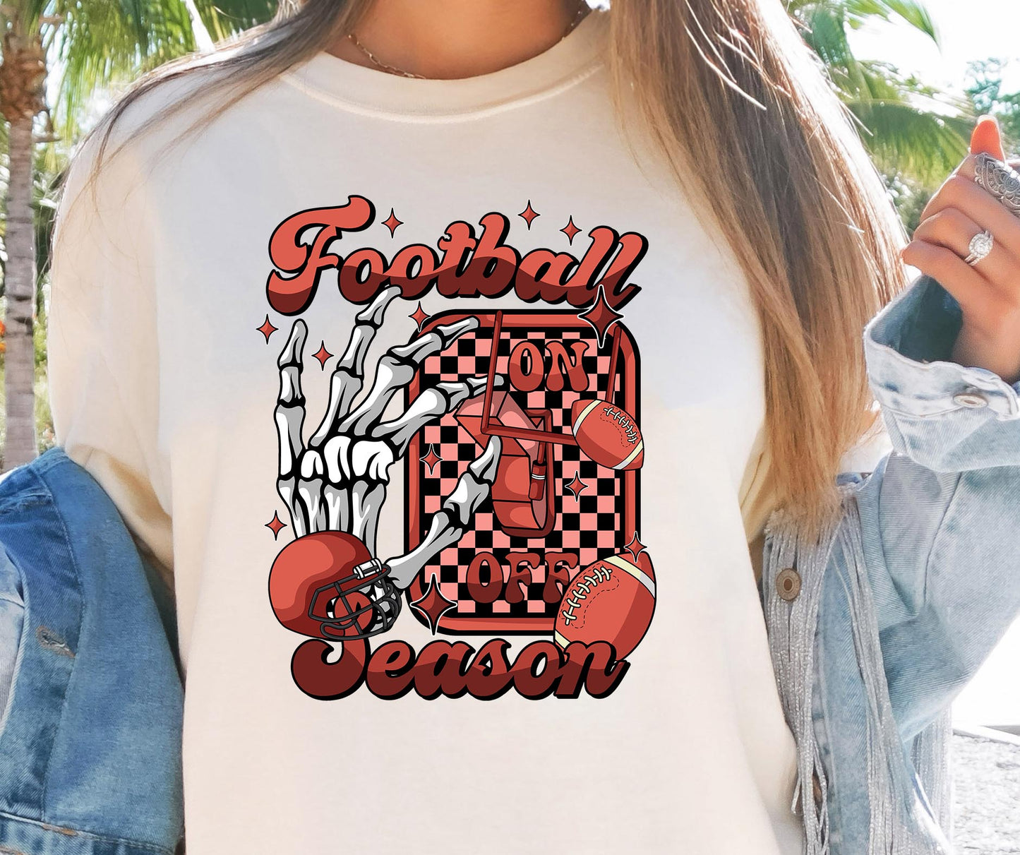 Football Season Skeleton Switch T-shirt PNG Design,  Sublimation Tee Motivational Digital Download PNG File, Commercial Use