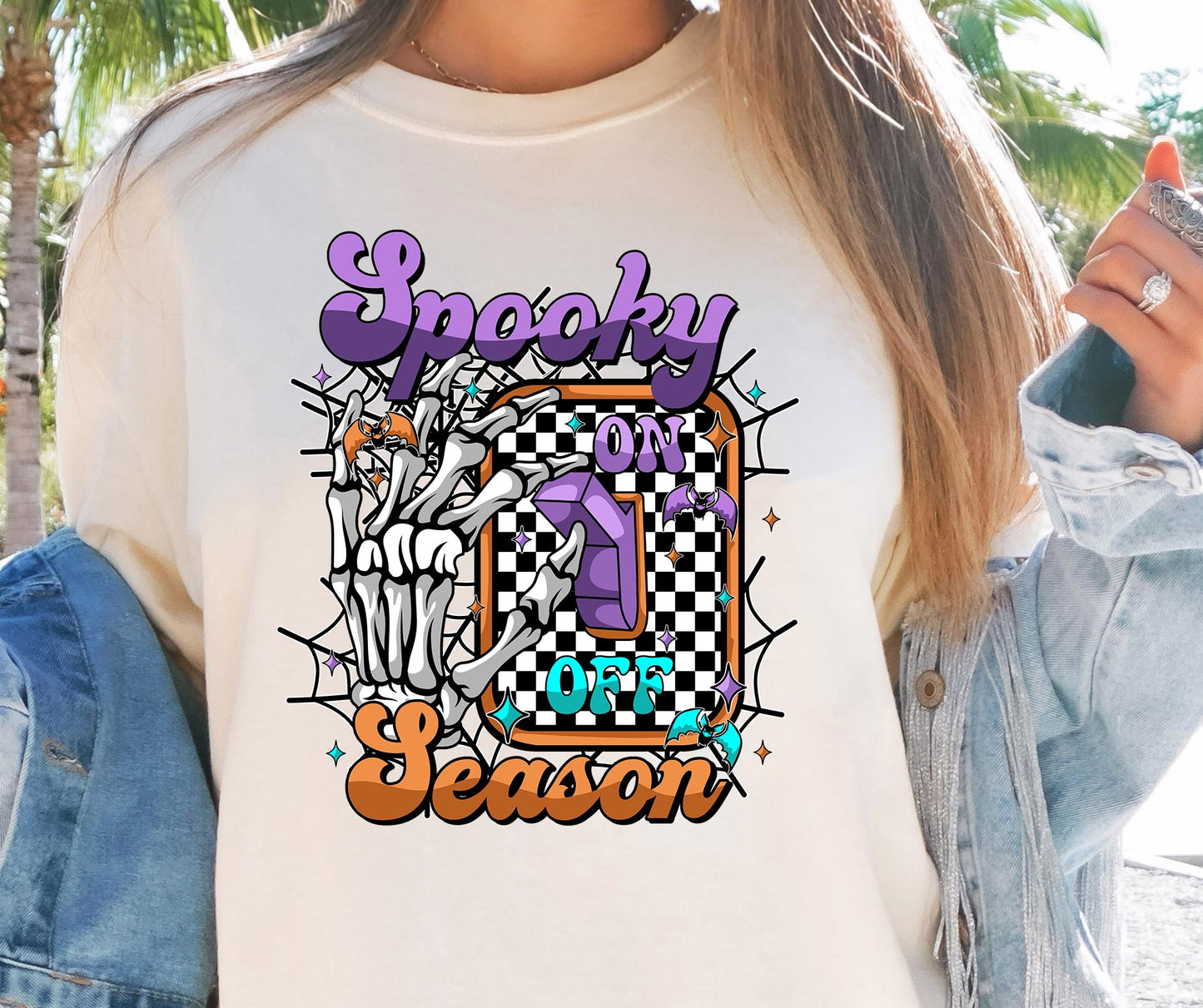 Spooky Season Winter Season T-shirt PNG Design,  Sublimation Tee Motivational Digital Download PNG File, Commercial Use (1)