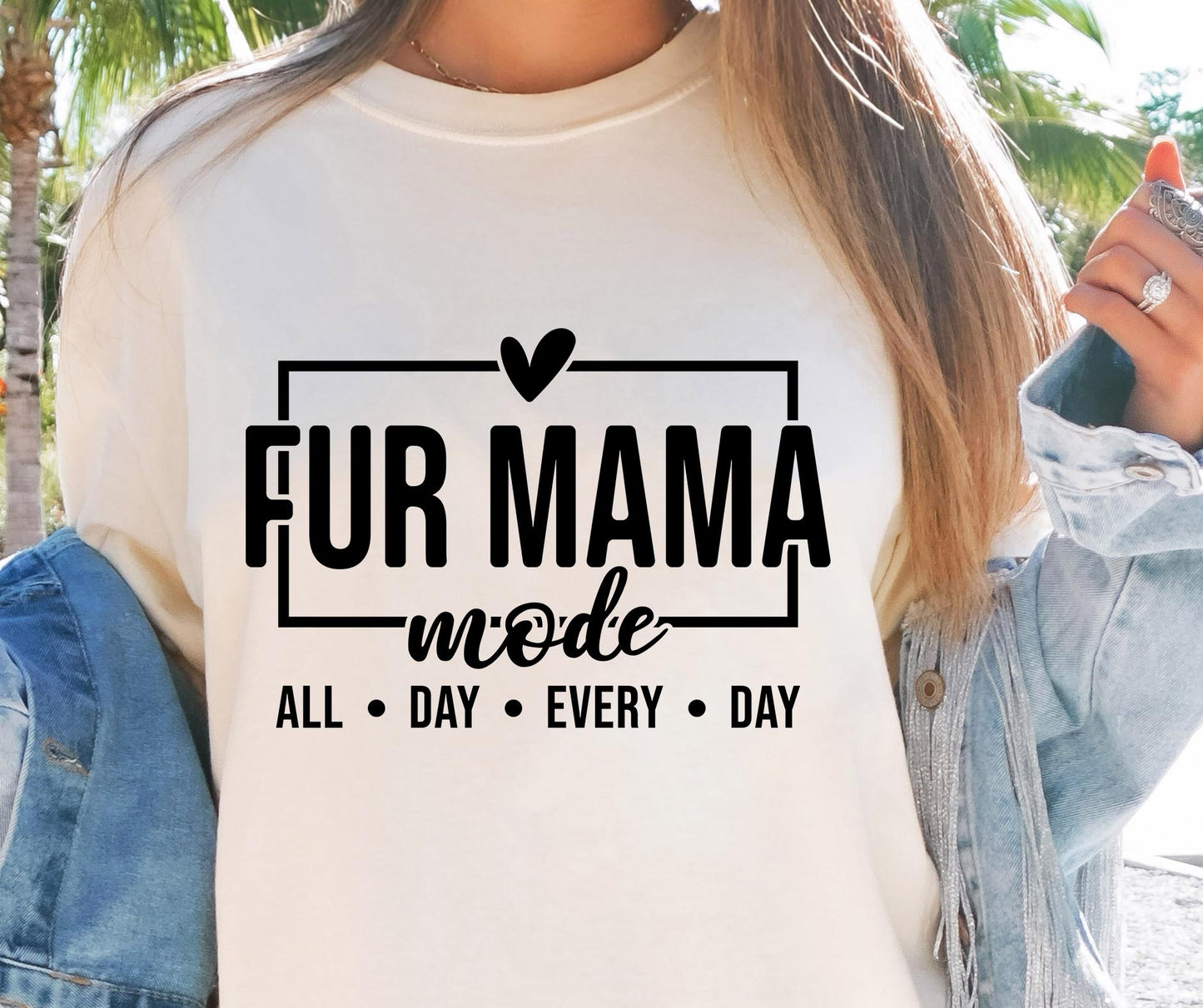 Fur Mama Mode T-shirt Svg Png Design, Retro Groovy Sublimation, Dog Mom  Digital Download PNG File, Svg File, Commercial Use Matching Pocket Front Back