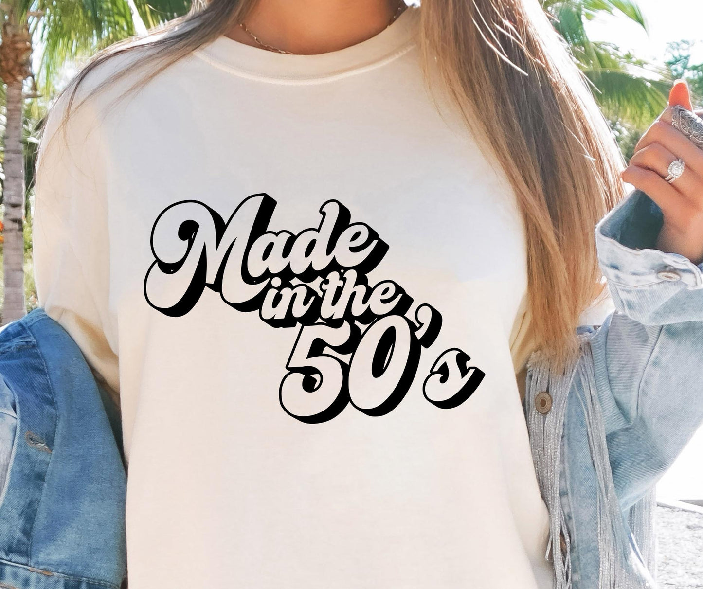 Made in the 50S SVG and PNG, Retro Font T-shirt Design, Svg Files For Cricut, Silhouette, Digital Download