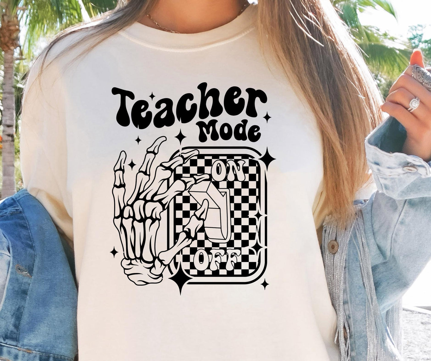 Teacher Mode On Svg Files, Svg Tshirt, Png and Svg Sublimation Design, Svg Files For Cricut, Silhouette