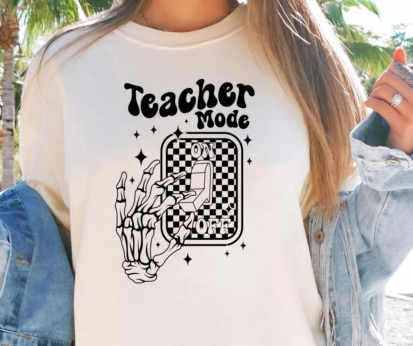 Teacher Mode Off Svg Files, Svg Tshirt, Png and Svg Sublimation Design, Svg Files For Cricut, Silhouette